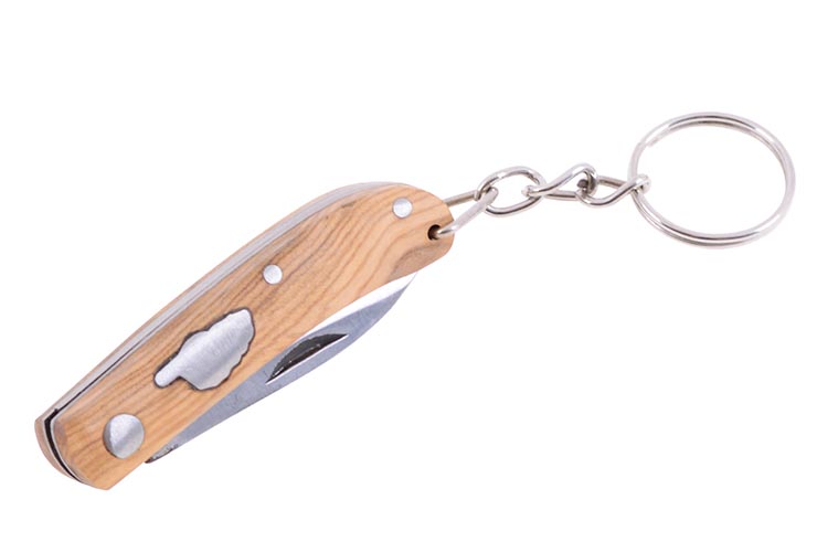 Keychain, Corsican knife - Wood