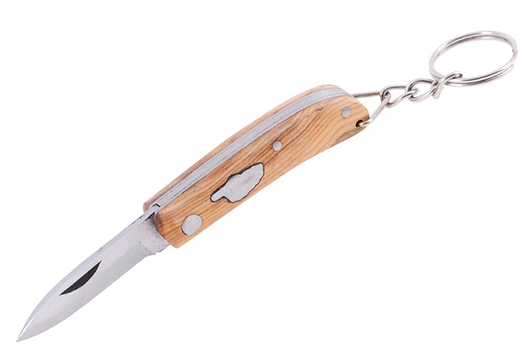 Keychain, Corsican knife - Wood