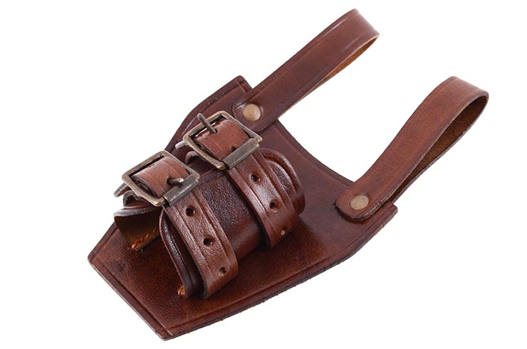 Sword frog for Belt, Leather