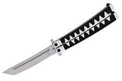 Butterfly Knife Japanese, Tanto Style - Stainless Steel (24.5cm)