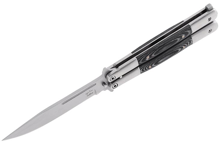 Butterfly Knife - Wood & Stainless Steel (22.5cm)
