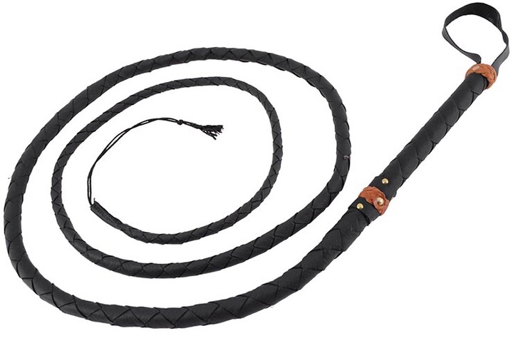 Fouet en cuir, 150 cm