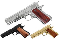 Pistola de acero, Empuñadura de madera - Réplica M1911