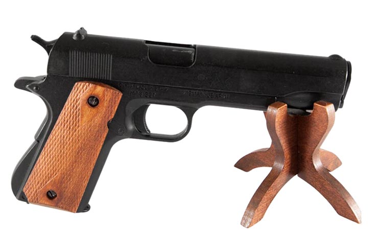 Pistola de acero, Empuñadura de madera - Réplica M1911