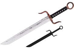 33" Persian Practice Sword - Plastic Polypropylene Training Blade