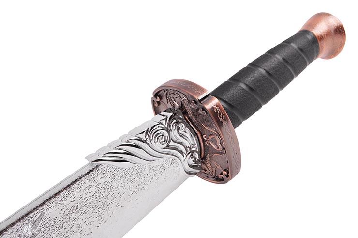 Da Dao Broadsword - Black Dragon, Chromed Polypropylene