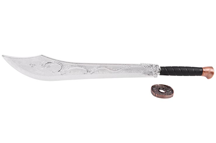 Da Dao Broadsword - Black Dragon, Chromed Polypropylene