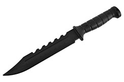 Cuchillo 34 cm - Táctico con dientes de sierra, Polipropileno