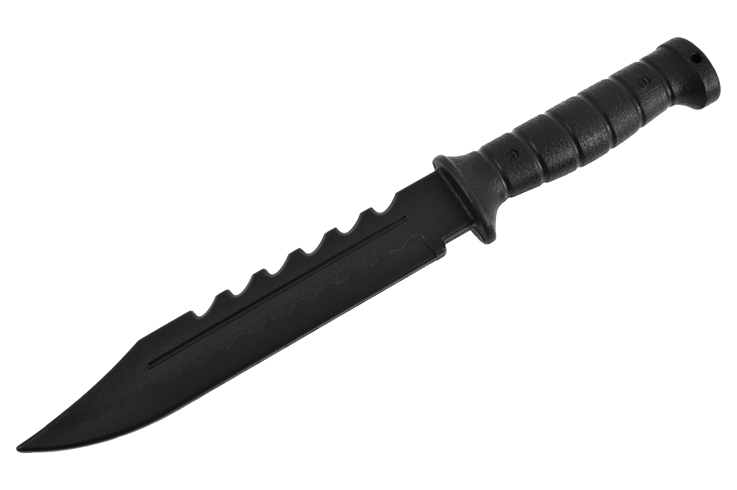 Couteau 34 cm - Tactique à Dents de Scie, Polypropylène 
