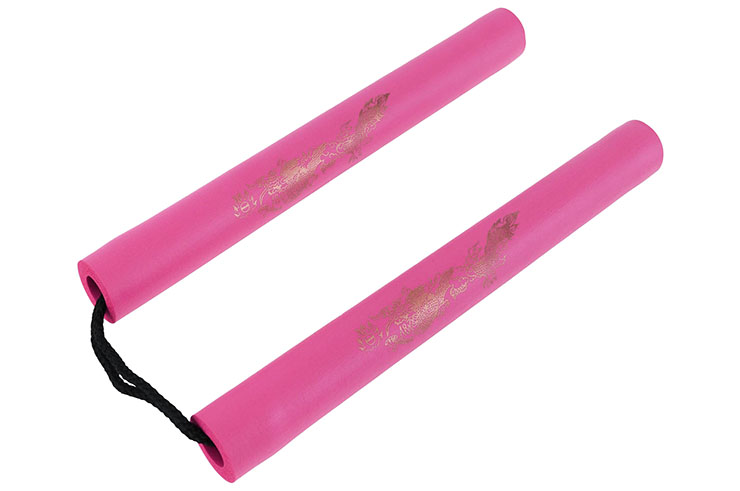 Nunchaku, Dragon Grande Taille - Mousse & Corde