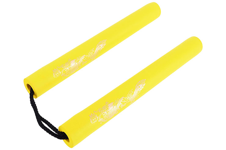 Nunchaku, Dragon Grande Taille - Mousse & Corde