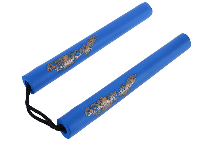 Nunchaku, Dragon Grande Taille - Mousse & Corde