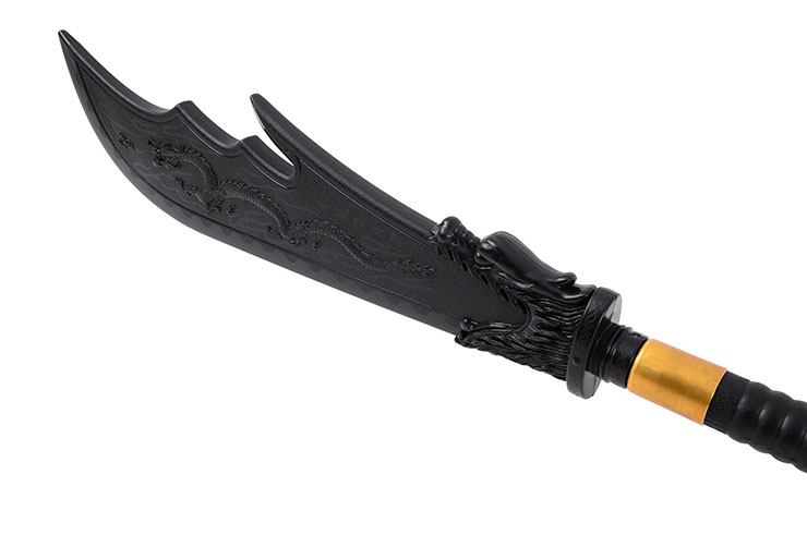 Guan Dao Halberd with dismantable Blade, Polypropylene - Chrome Blade