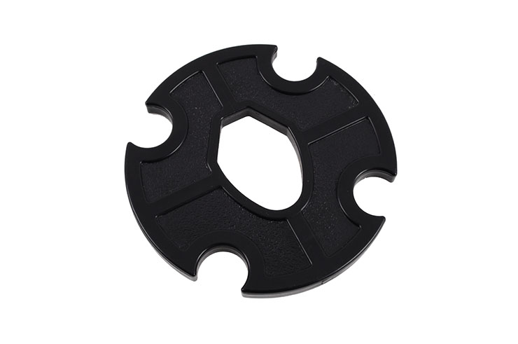 Katana/bokken guard black, Polypropylene