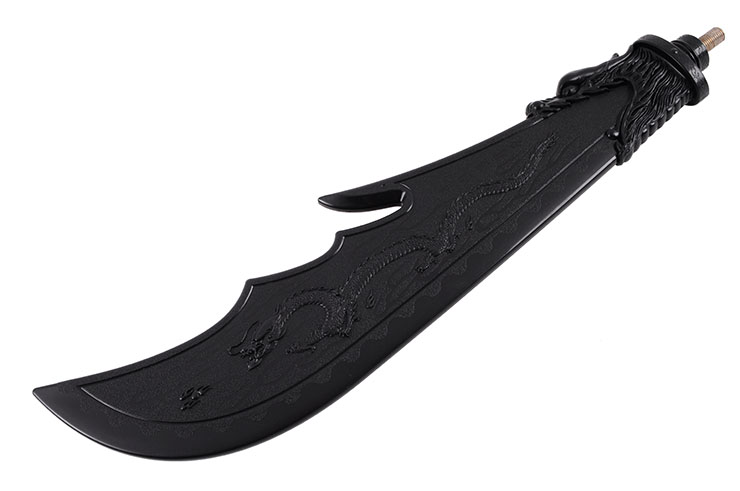 Lame Hallebarde Guan Dao, Polypropylène Noir