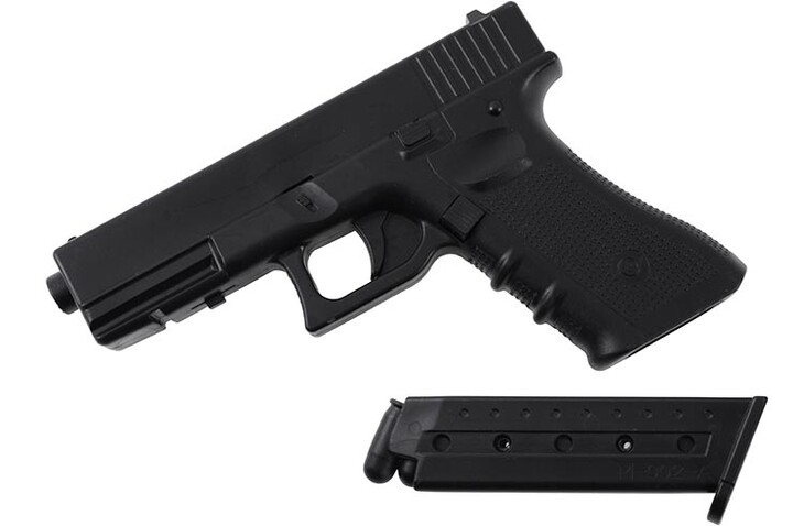 Pistola de borracha, modelo com carregador