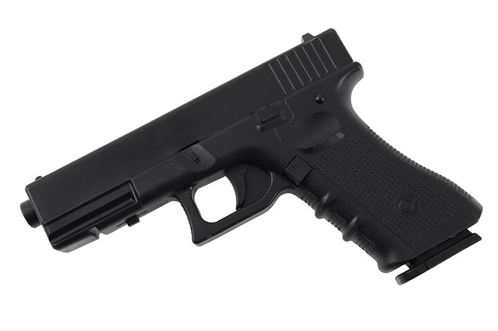 Pistola de borracha, modelo com carregador