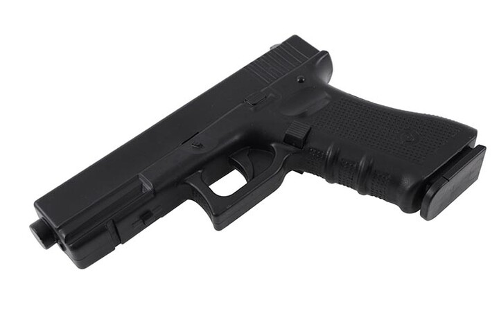 Pistola de borracha, modelo com carregador