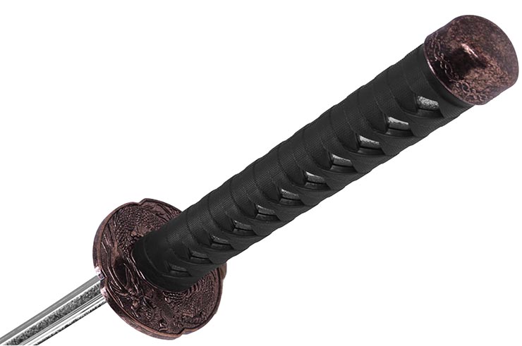 cont71-Katana Polypropylène avec guarde et saya Polypropylène Chromé