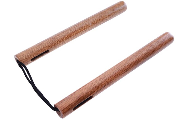 Nunchaku, Natural - Madeira e Corda