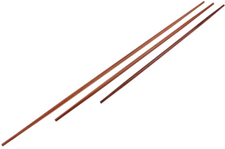 Bâton Double pointes (Bô, Jyo et autre) - Chêne rouge