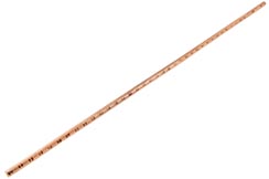 Straight Staff, Rattan - Marked with red iron