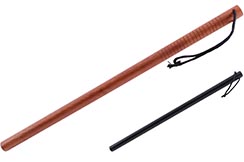 Kali Escrima Stick 66 cm - Wood, Engraved handle