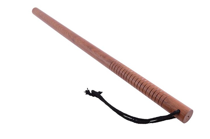 Bastão Kali Escrima 66 cm, Punho cercado - Madeira