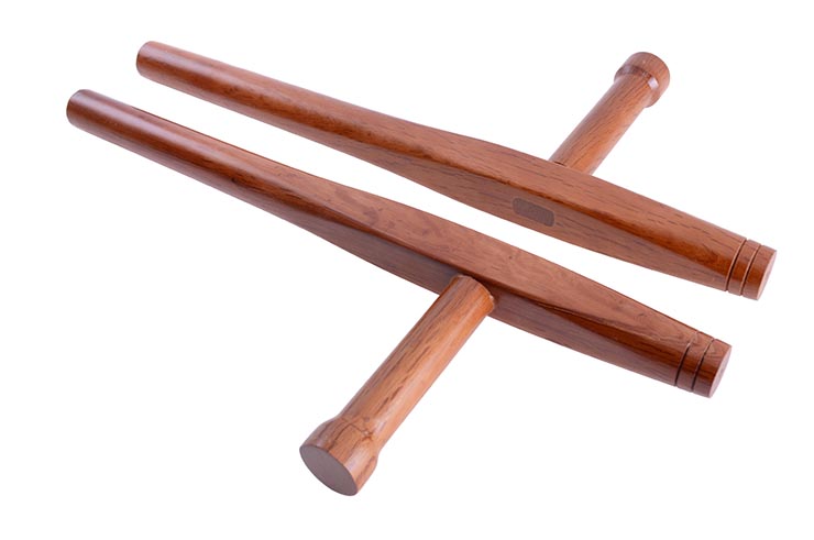 Tonfa Okinawa, Madera - Redondo 46 cm