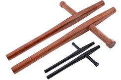 Tonfa Okinawa, Madera - Redondo 51 cm