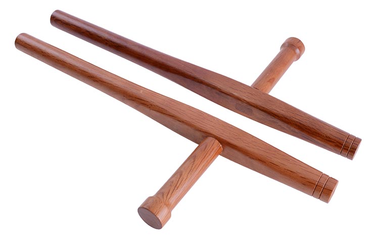 Tonfa Okinawa, Madera - Redondo 51 cm