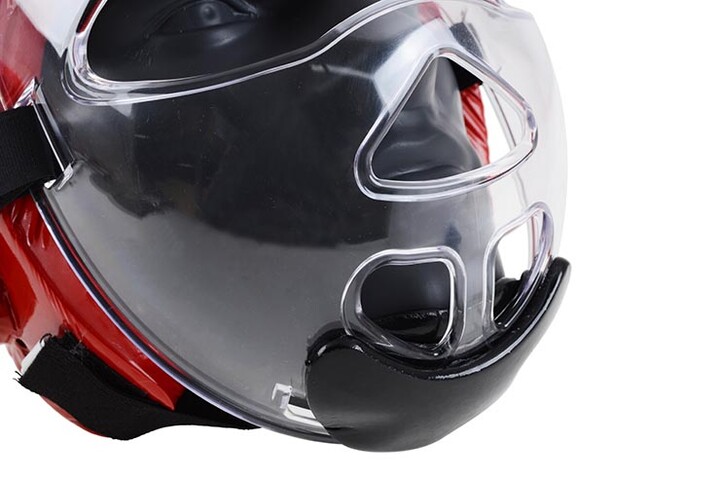 Viseira de proteção para capacete, fecho em velcro