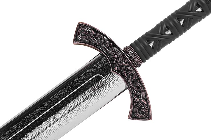 Dragon knight sword, chromed polypropylene
