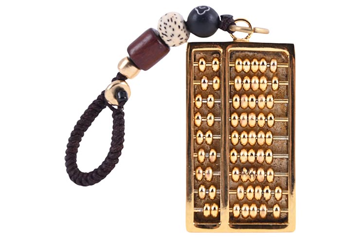 Chinese Abacus Keychain with Moving Beads