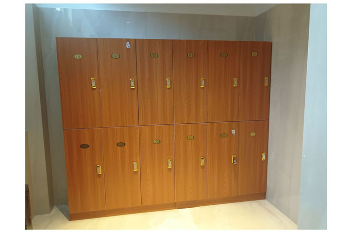 Set of 6 Storage Lockers, 100% Customizable