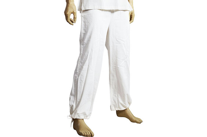 Roupa de ioga, algodão e linho