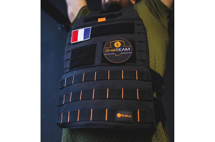 Weighted vest, with plates, Sveltus