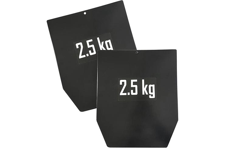 Weighted vest, with plates, Sveltus