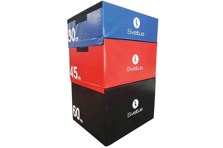 Set of 3 foam Plyoboxes, Sveltus