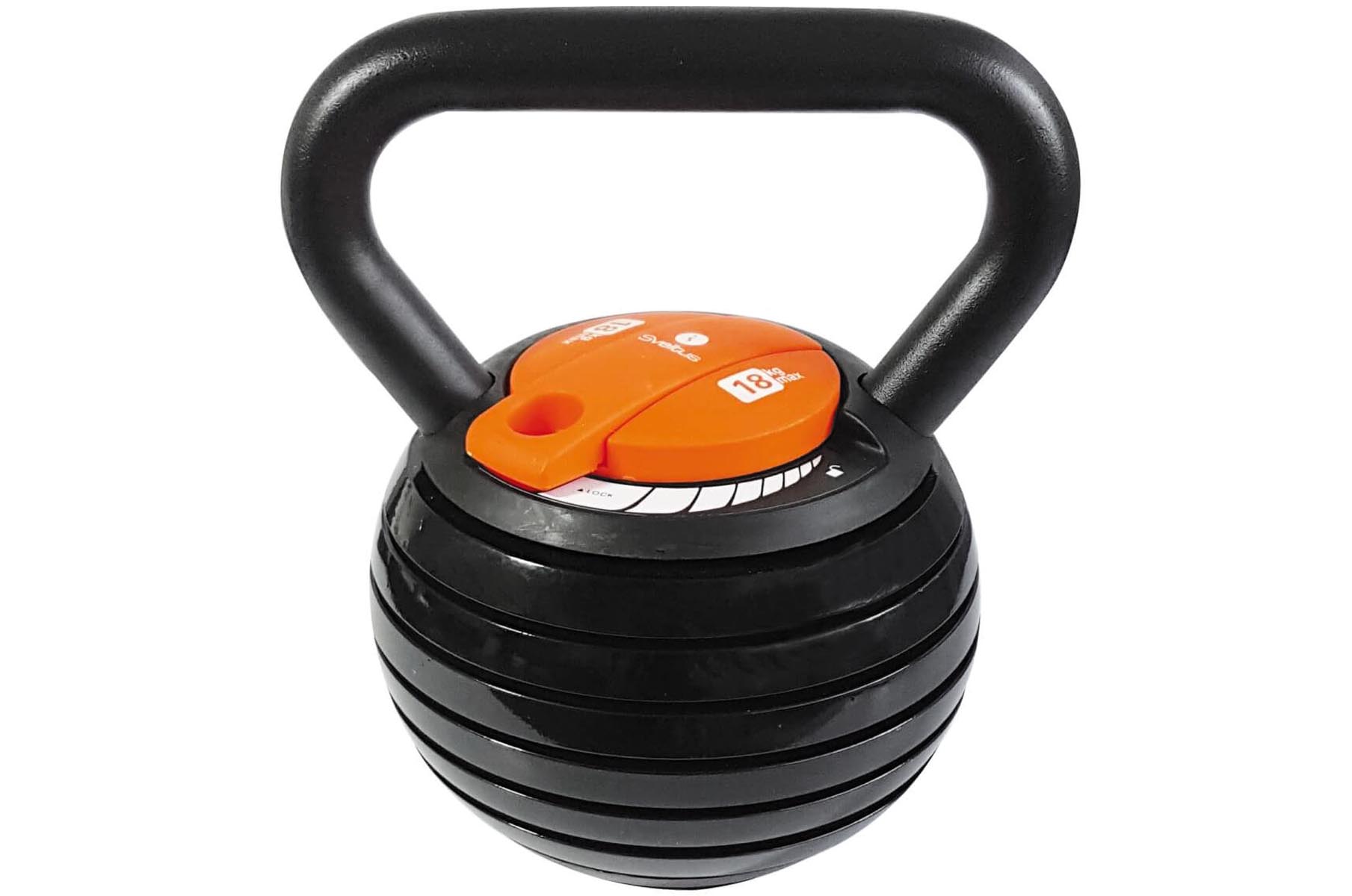 Kettlebell con peso ajustable, Sveltus 