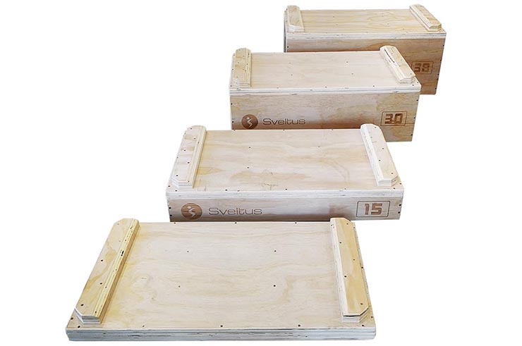 Set de jerk blocs en bois, Sveltus