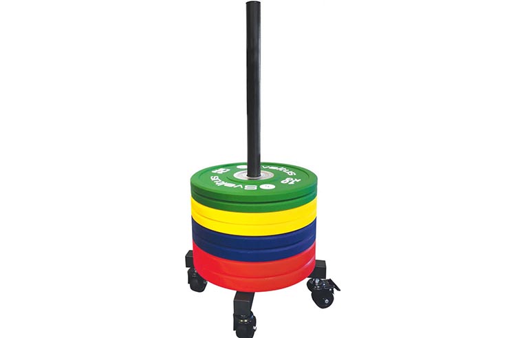 Mobile rack for Olympic disks, Sveltus