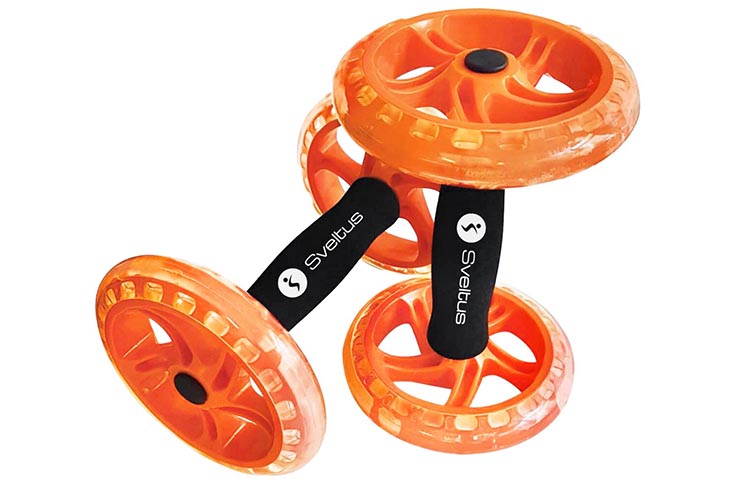 Paire de roues abdominales - AB Wheel, Sveltus