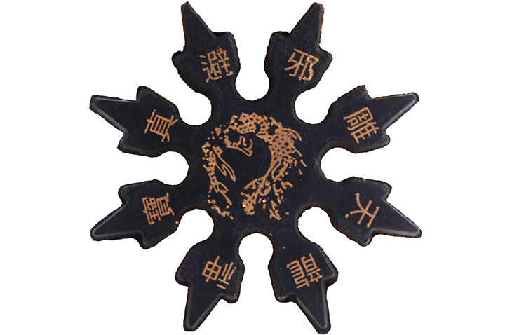 Shuriken, Borracha Preta - Conjunto de 3