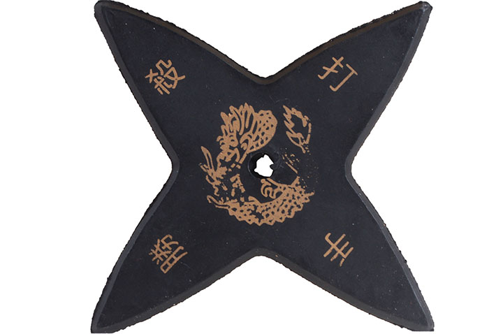 Shuriken, Borracha Preta - Conjunto de 3