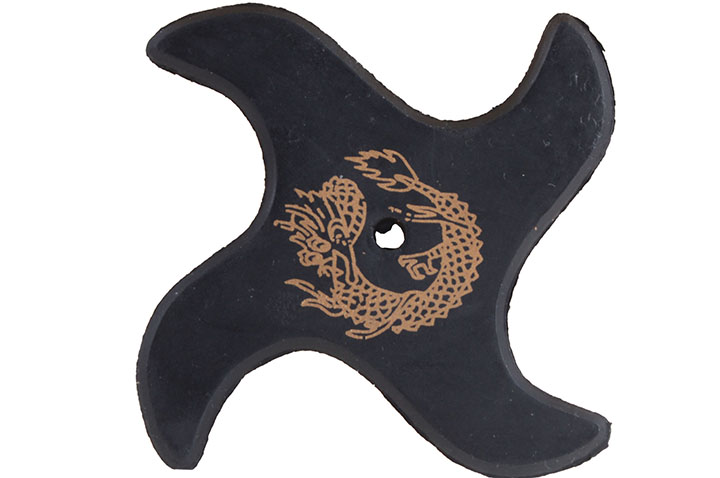Shuriken, Borracha Preta - Conjunto de 3