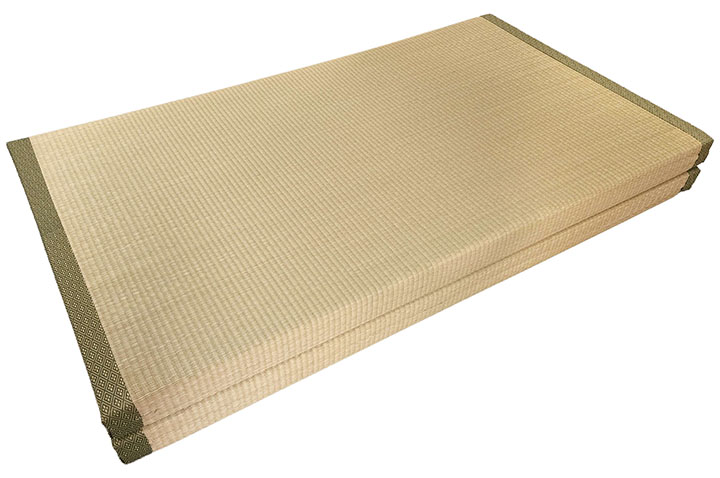 Traditional Japanese-Style Tatami, Foldable, Rice-Straw Pattern