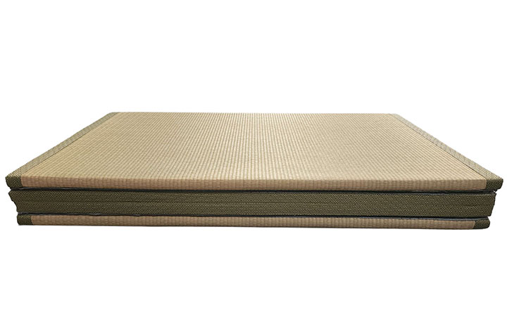 Traditional Japanese-Style Tatami, Foldable, Rice-Straw Pattern