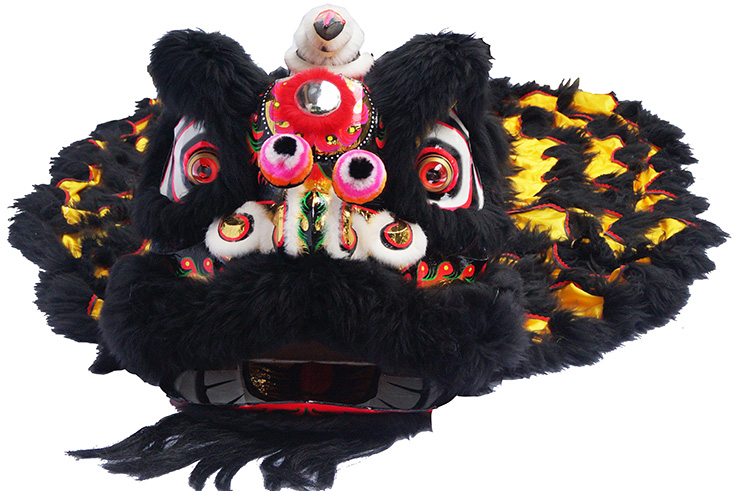Costume Danse du Lion du Sud «Zhang Fei» (Haut de Gamme)