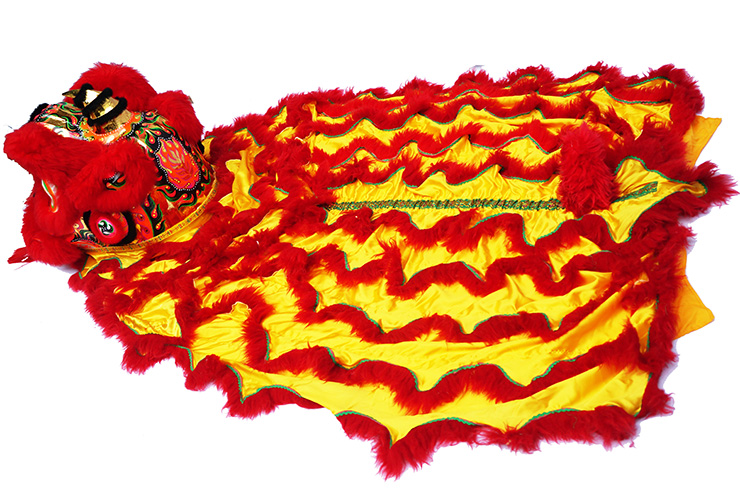 Costume Danse du Lion du Sud «Guan Yu» (Haut de Gamme)